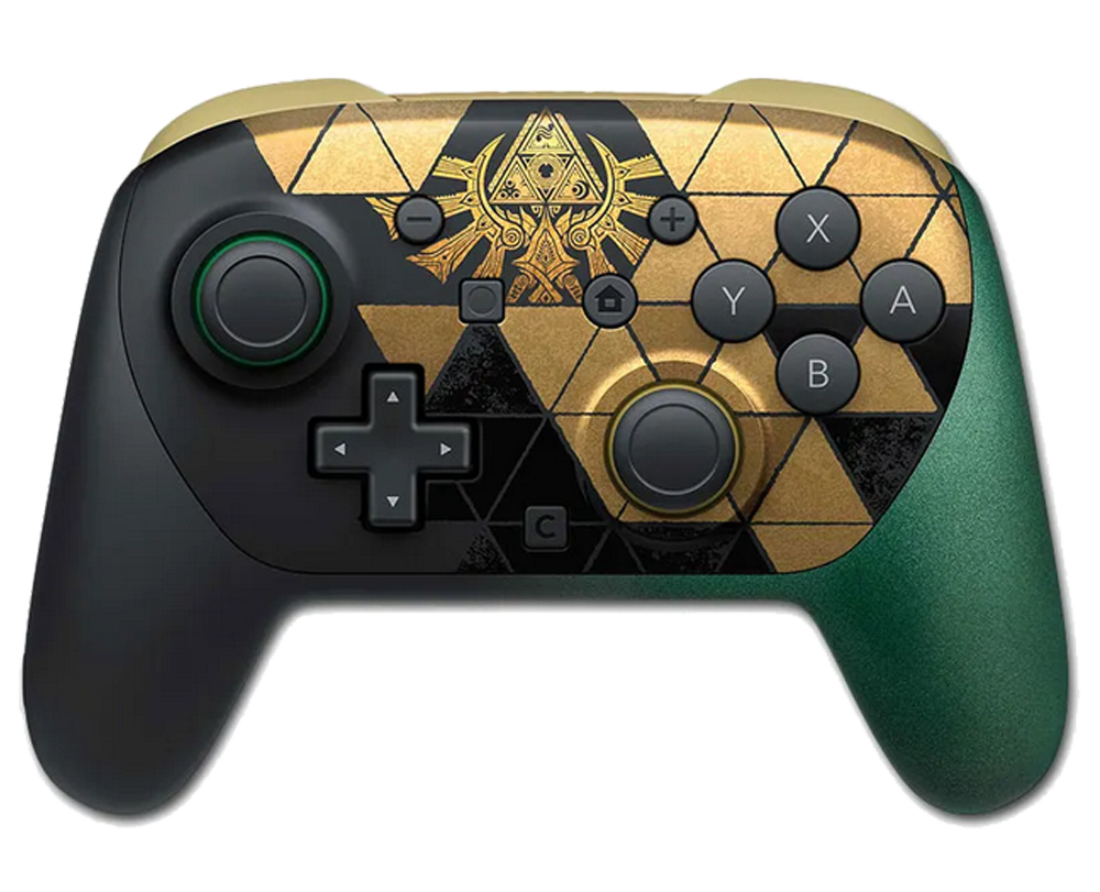 Геймпад игровой Pro Controller Legend of Zelda Ocarina of Time 40th Anniversary Edition (Switch 2) ПРЕДЗАКАЗ!