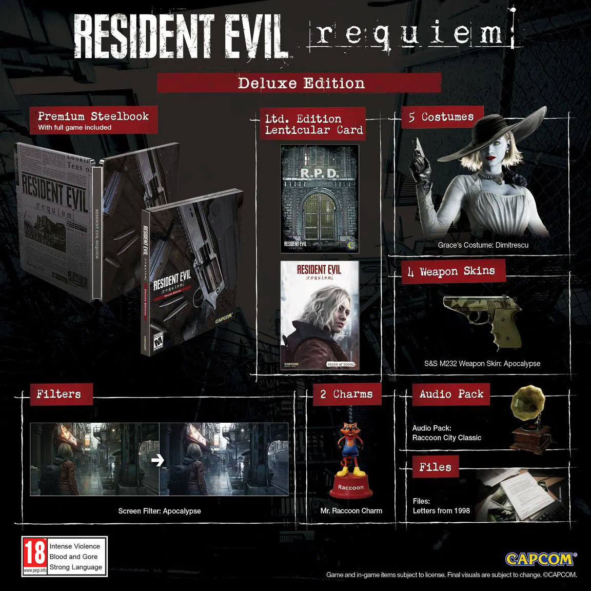 Resident Evil 9 Requiem Deluxe Edition Steelbook Edition PS5  дополнительное изображение 1