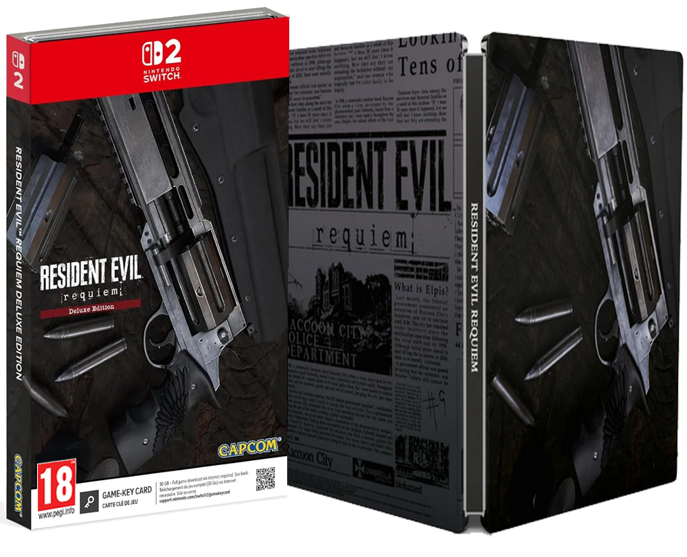 Resident Evil 9 Requiem Deluxe Edition [Steelbook Edition](Русская версия)(Switch 2) ПРЕДЗАКАЗ!