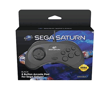Аркадный игровой котроллер Sega Saturn 8 Button Retro-Bit для Nintendo Switch