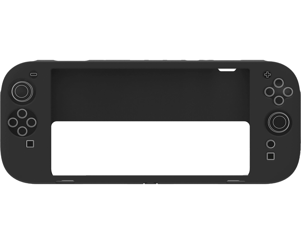 Силиконовый чехол чёрный Freaks and Geeks (Switch 2)