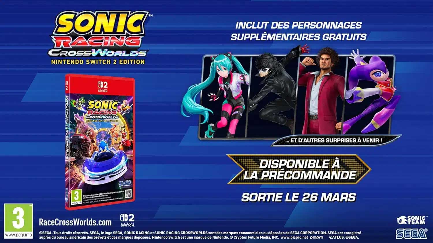 Sonic Racing CrossWorlds  Switch 2  дополнительное изображение 1