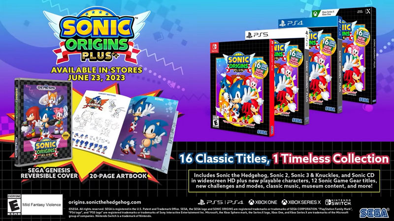 Sonic Origins Plus Day One Edition  Nintendo Switch дополнительное изображение 1