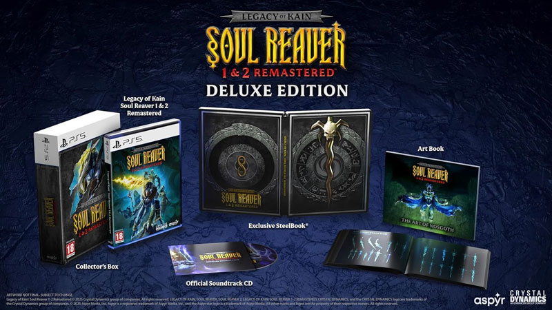 Legacy of Kain Soul Reaver 1 and 2 Remastered Deluxe Edition  PS5  дополнительное изображение 1