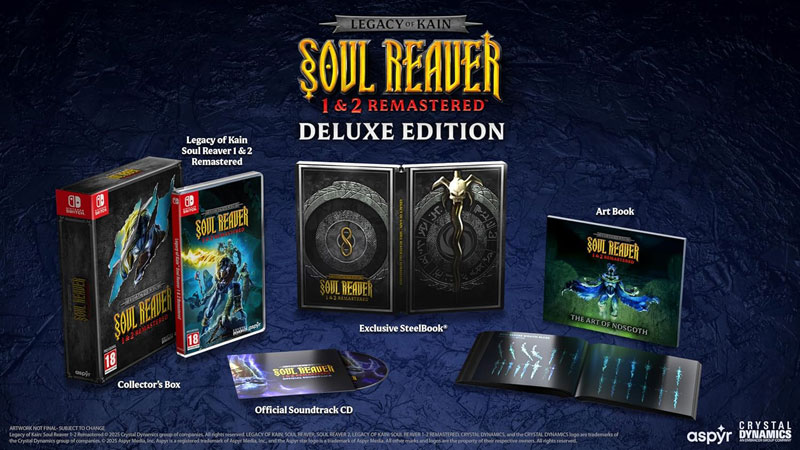 Legacy of Kain Soul Reaver 1 and 2 Remastered Deluxe Edition  Switch  дополнительное изображение 1