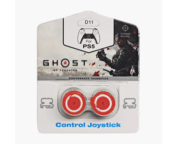 Накладки на стики Ghost of Tsushima  Red PS5 дополнительное изображение 1