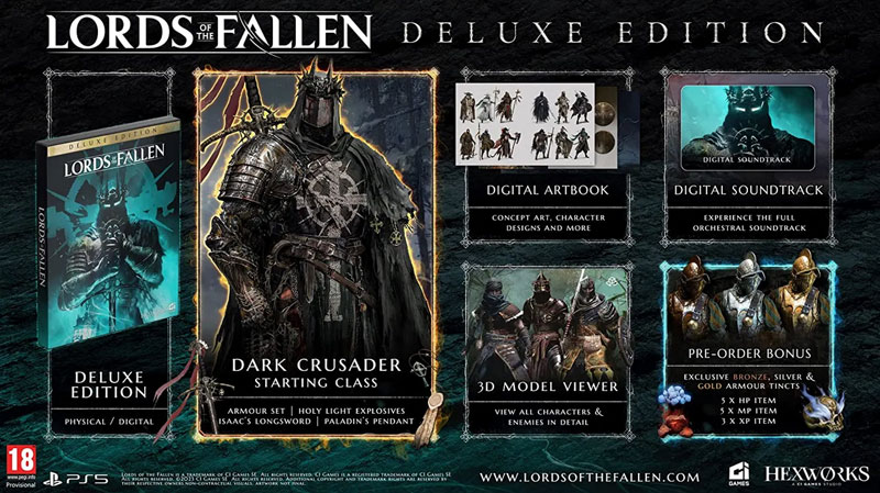 The Lords of the Fallen Deluxe Edition  PS5 дополнительное изображение 1