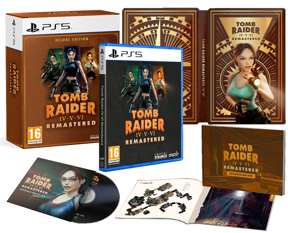 Tomb Raider IV,V,VI [4,5,6] Starring Lara Croft Deluxe Edition (PS5) ПРЕДЗАКАЗ!