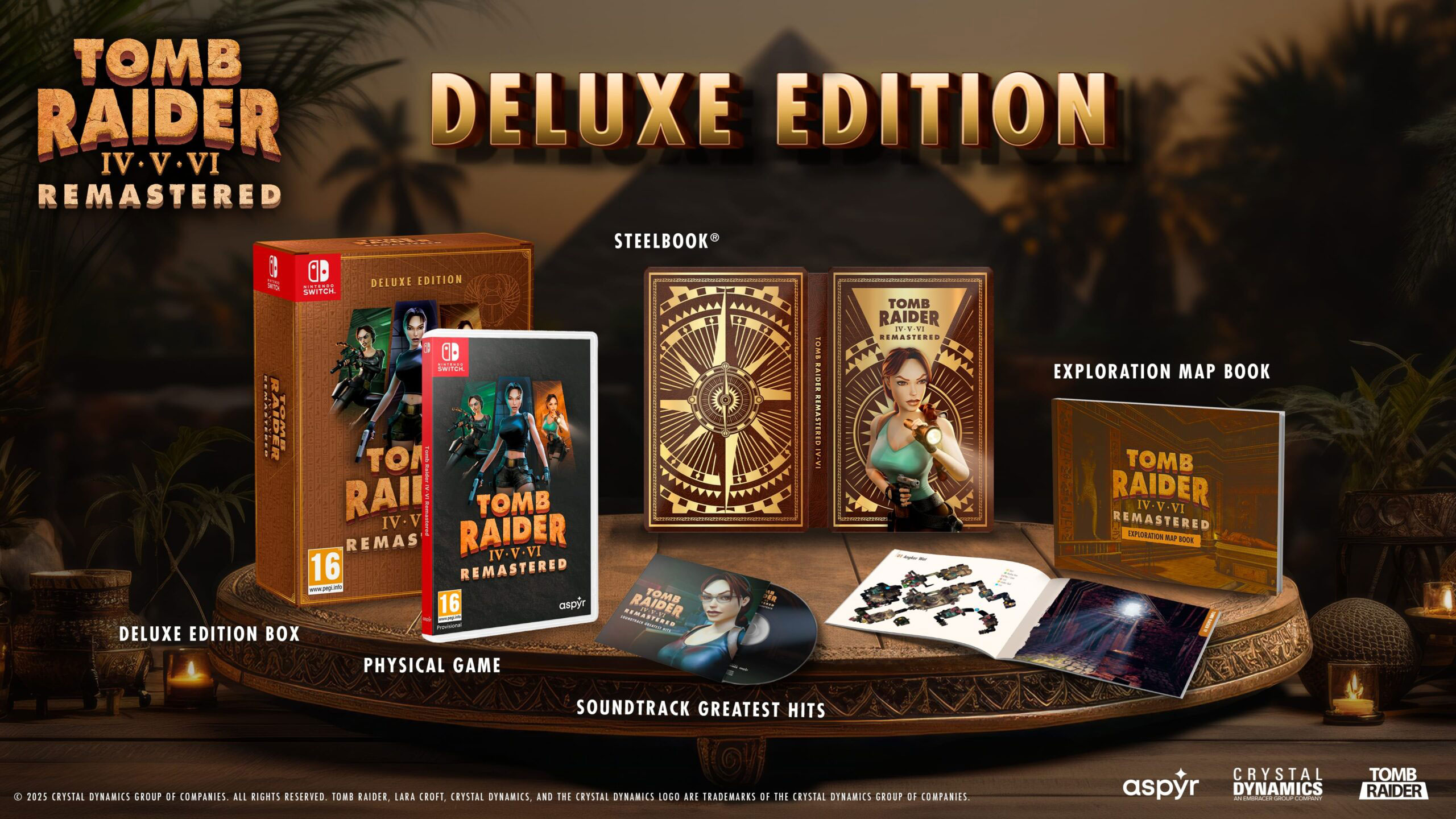 Tomb Raider IV,V,VI 4,5,6 Starring Lara Croft Deluxe Edition  Switch  дополнительное изображение 1