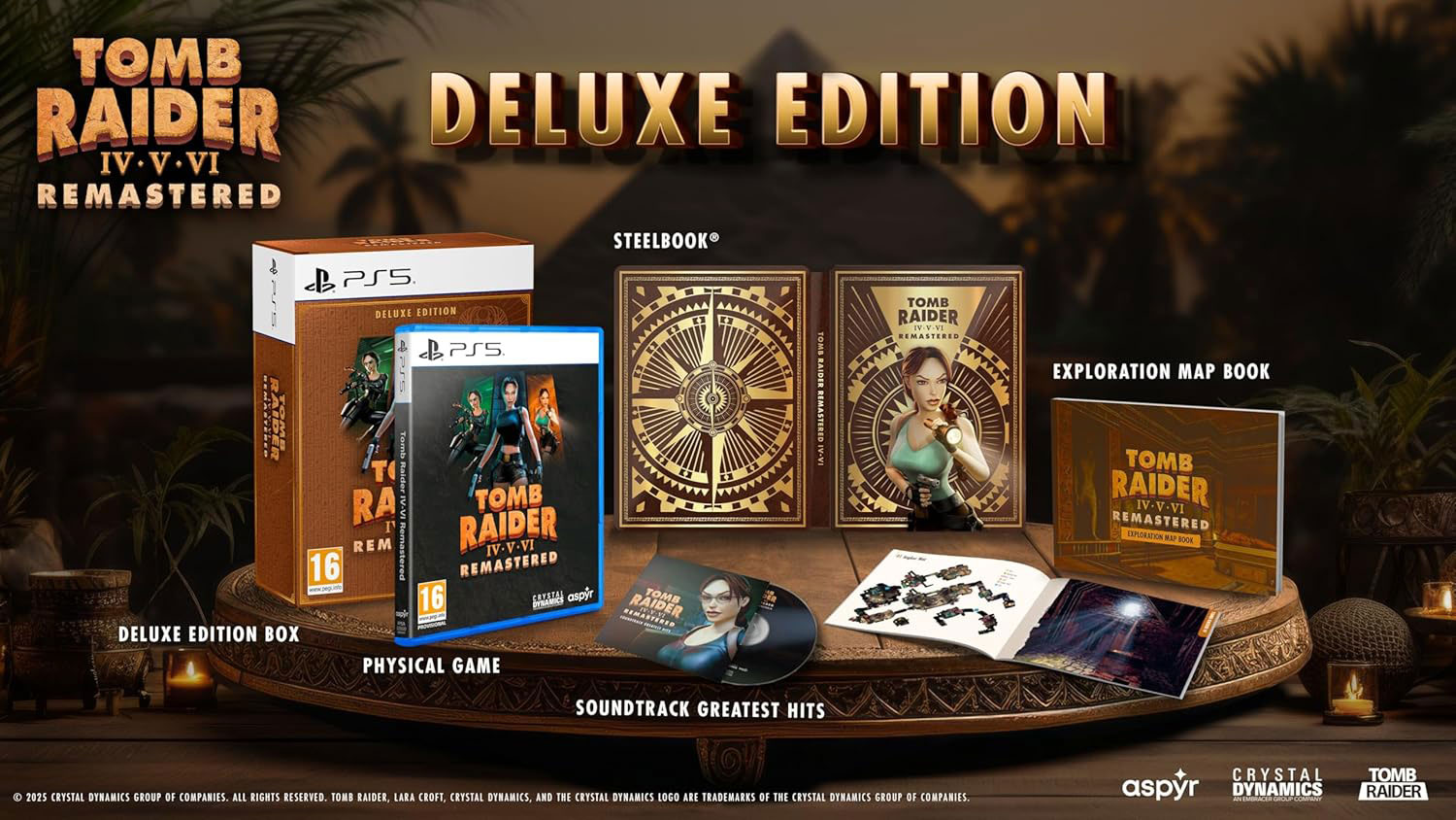 Tomb Raider IV,V,VI 4,5,6 Starring Lara Croft Deluxe Edition  PS5  дополнительное изображение 1