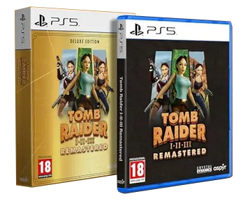 Tomb Raider I-III(1-3) Remastered Starring Lara Croft Deluxe Edition (Русская версия)(PS5) ПРЕДЗАКАЗ!
