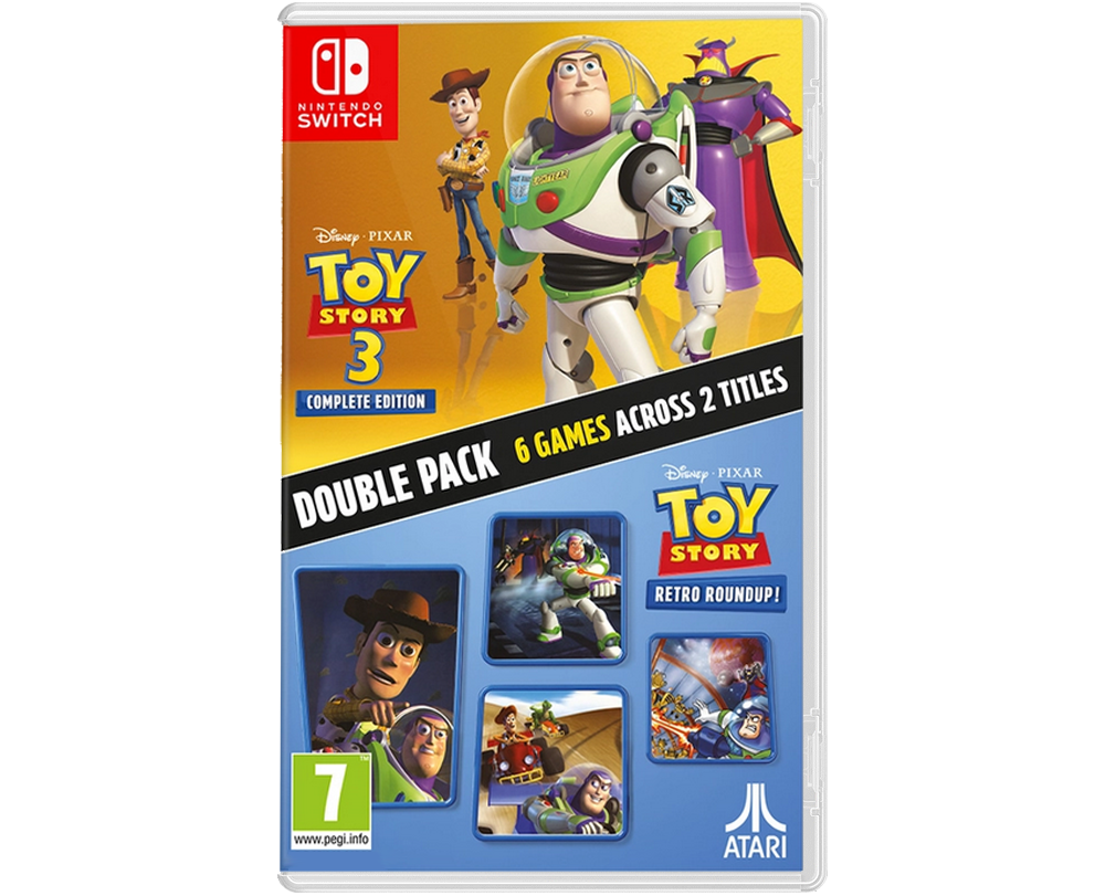 Toy Story Retro Roundup! + Toy Story 3 Complete Edition Double Pack (Русская верися)(Switch) ПРЕДЗАКАЗ!