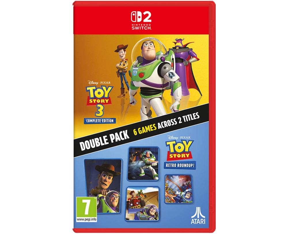 Toy Story Retro Roundup! + Toy Story 3 Complete Edition Double Pack (Русская верися)(Switch 2) ПРЕДЗАКАЗ!