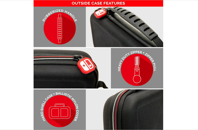 Защитная сумка Deluxe System Case Black NNS40  Nintendo Switch/OLED/Lite дополнительное изображение 2