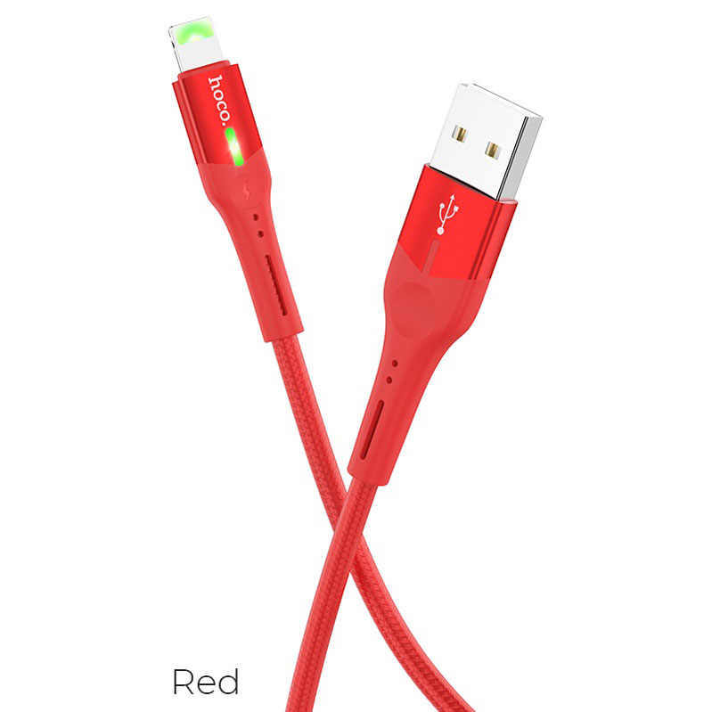 Кабель USB HOCO S24 Lightning Red дополнительное изображение 2