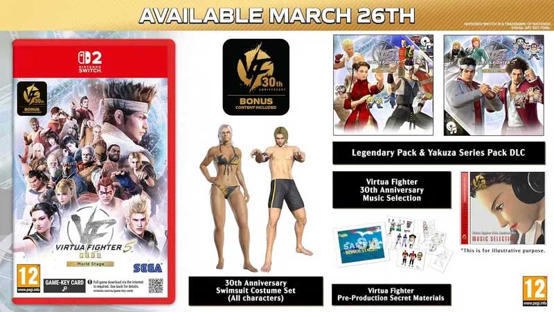 Virtua Fighter 5 R.E.V.O. World Stage 30th Anniversary  Switch 2  дополнительное изображение 1