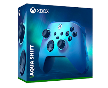 Беспроводной геймпад Microsoft Xbox Aqua Shift Special Edition Blue (QAU-00027)