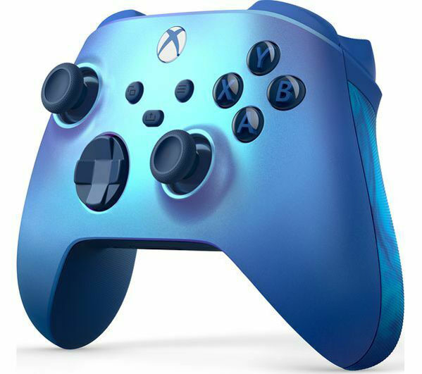 Беспроводной геймпад Microsoft Xbox Aqua Shift Special Edition Blue  QAU-00027 дополнительное изображение 2