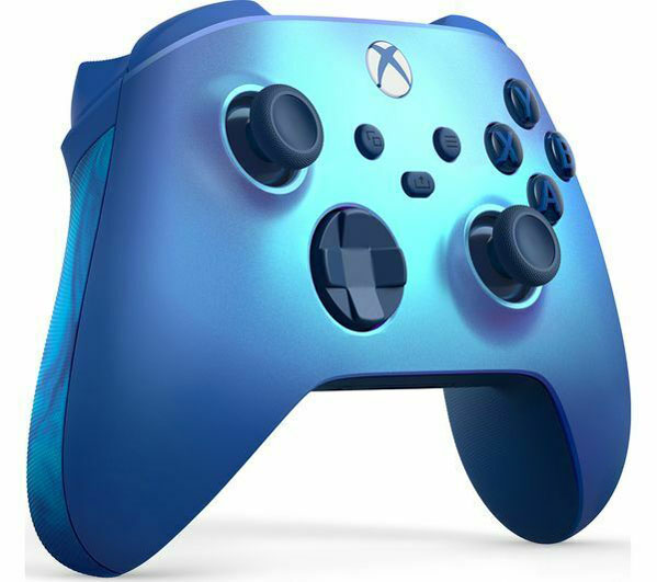 Беспроводной геймпад Microsoft Xbox Aqua Shift Special Edition Blue  QAU-00027 дополнительное изображение 3
