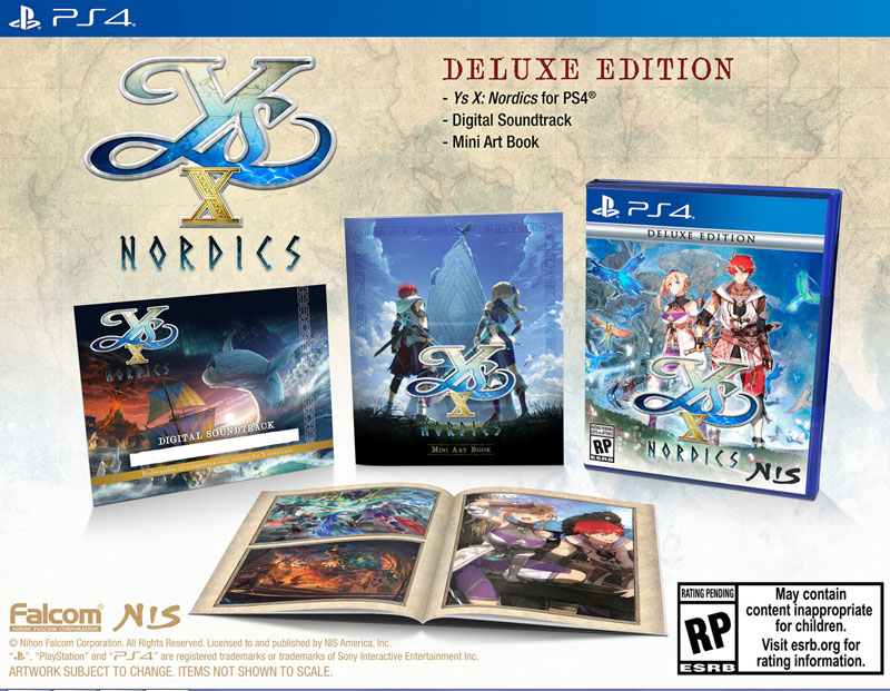 Ys X Nordics Deluxe Edition  PS4  дополнительное изображение 4
