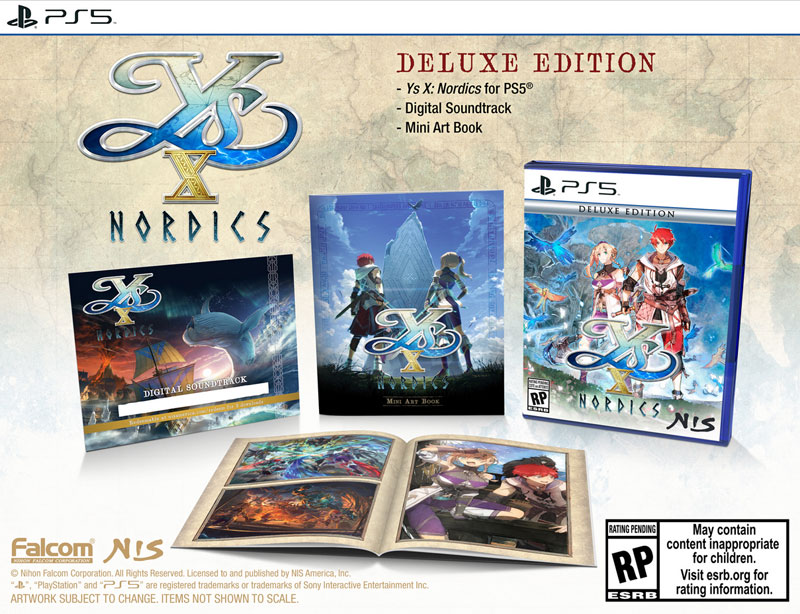 Ys X Nordics Deluxe Edition  PS5  дополнительное изображение 4