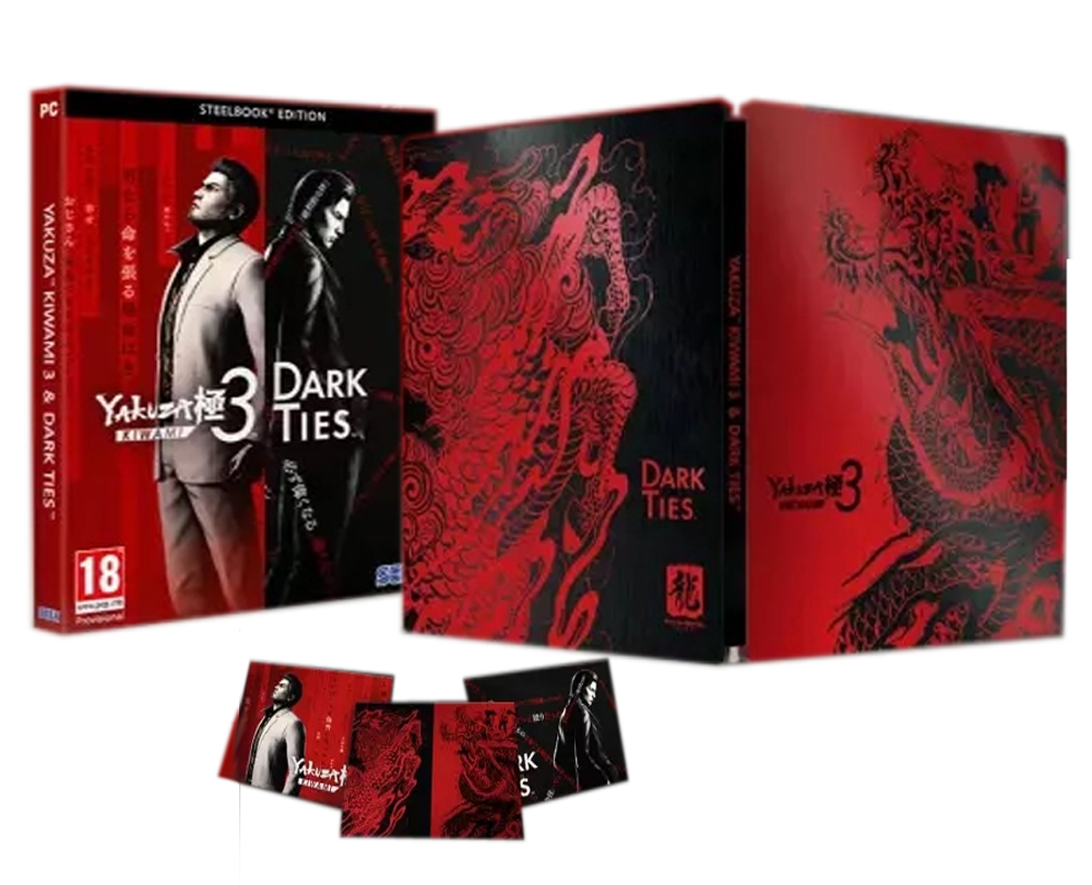 Yakuza Kiwami 3 and Dark Ties Steelbook  Edition (Русская версия)(Код активации Steam)