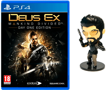 Deus Ex: Mankind Divided Day 1 Edition + Adam Jensen Figure [Русская/Engl.vers.](PS4)