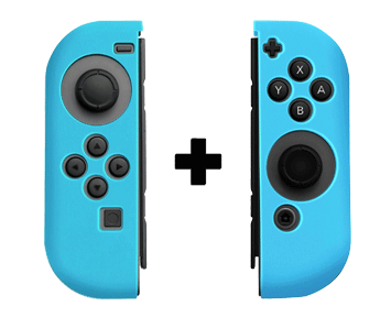 Силиконовые чехлы для Joy-Con [BLUE](Nintendo Switch)