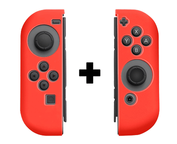 Силиконовые чехлы для Joy-Con [RED](Nintendo Switch)