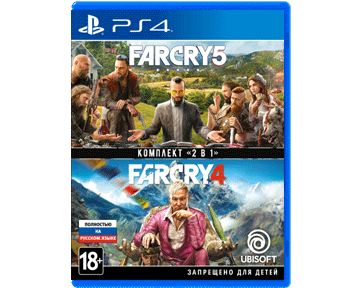 Far Cry 4 + Far Cry 5 Комплект из 2х игр (Русская версия)(PS4)