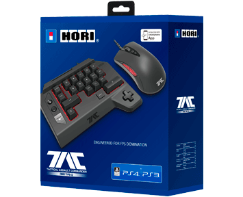 Игровая мышь и Кейпад Hori T.A.C. FOUR TYPE K2 (PS4-124E)