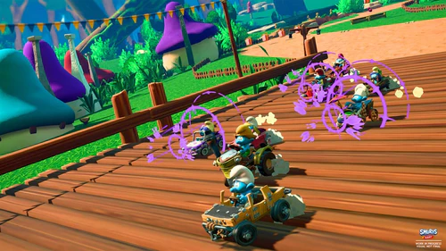 Smurfs Kart  Смурфики PS5 дополнительное изображение 4