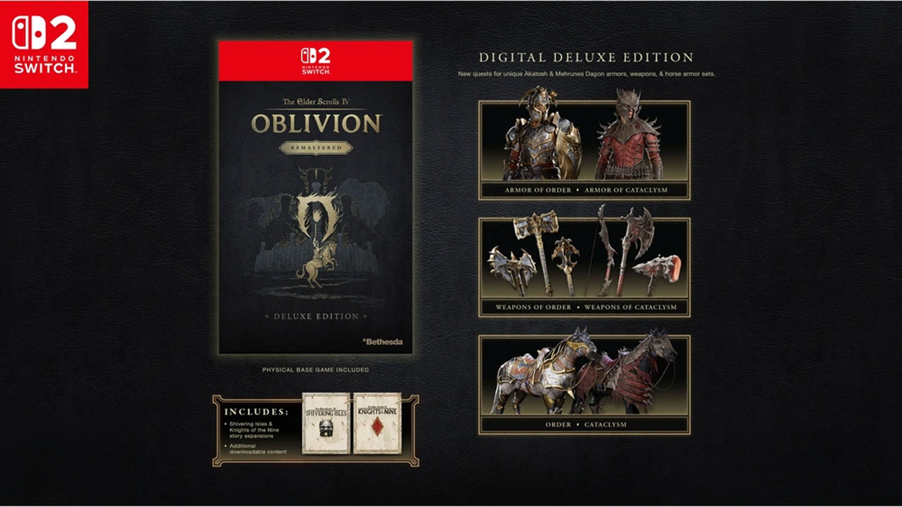 Elder Scrolls IV Oblivion Remastered Deluxe Edition  Switch 2  дополнительное изображение 1