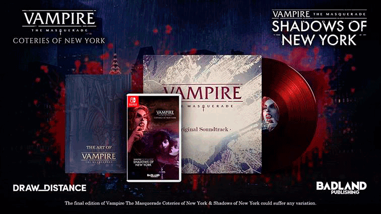 Vampire The Masquerade - Shadow/Coteries of New York Collectors Edition Switch