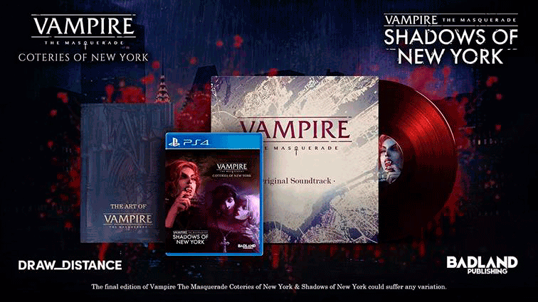 Vampire The Masquerade - Shadow/Coteries of New York Collectors Edition PS4