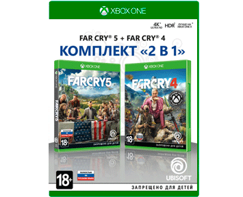 Far Cry 4 + Far Cry 5 Комплект из 2х игр (Русская версия)(USED)(Б/У) для Xbox One