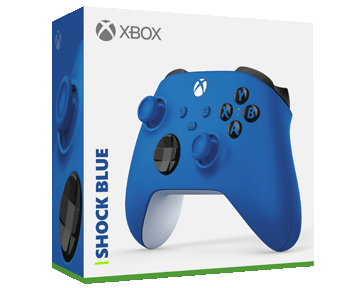 Беспроводной джойстик Microsoft Xbox Series Shock Blue (QAU-00002)